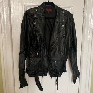 Faux Leather Jacket